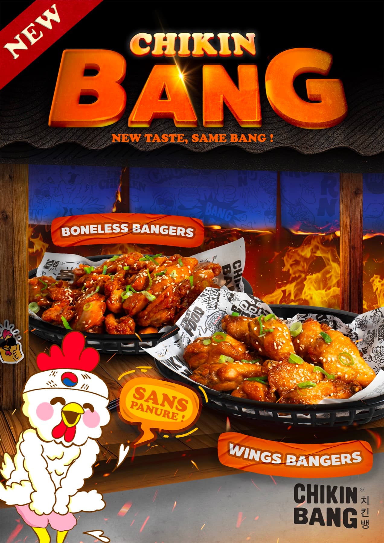 Affiche Chikin Bang — Chikin Wings
