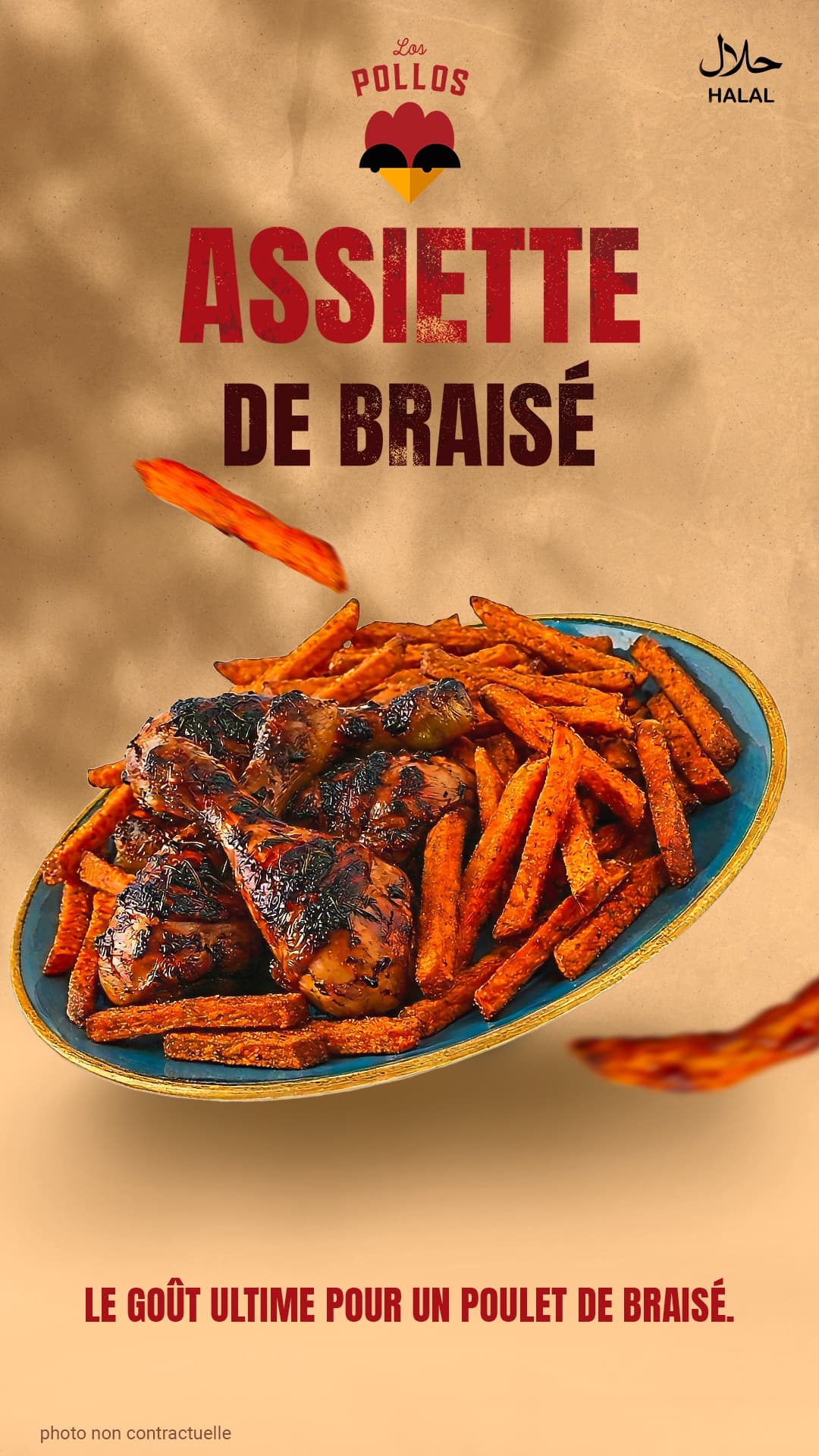 Los Pollos — écran de commande 1