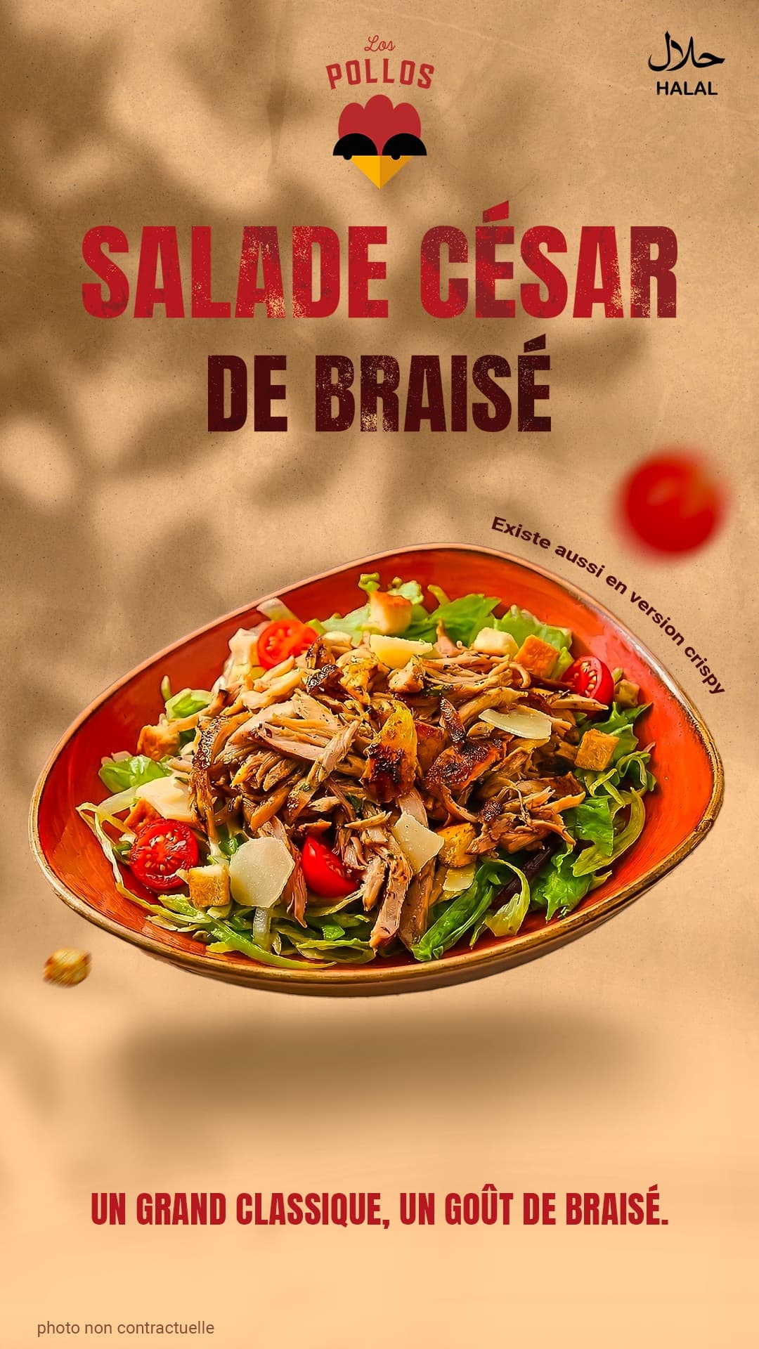 Los Pollos — écran de commande 2