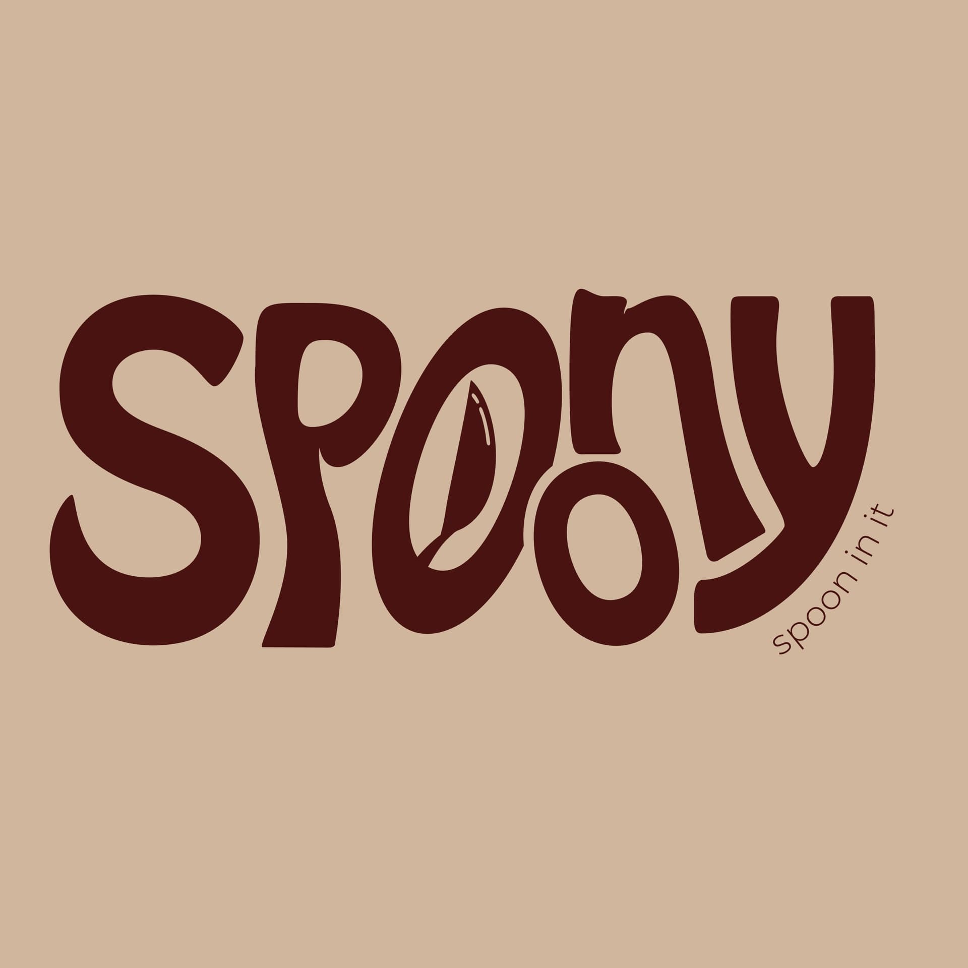 Spoony — planche de recherche logo 1