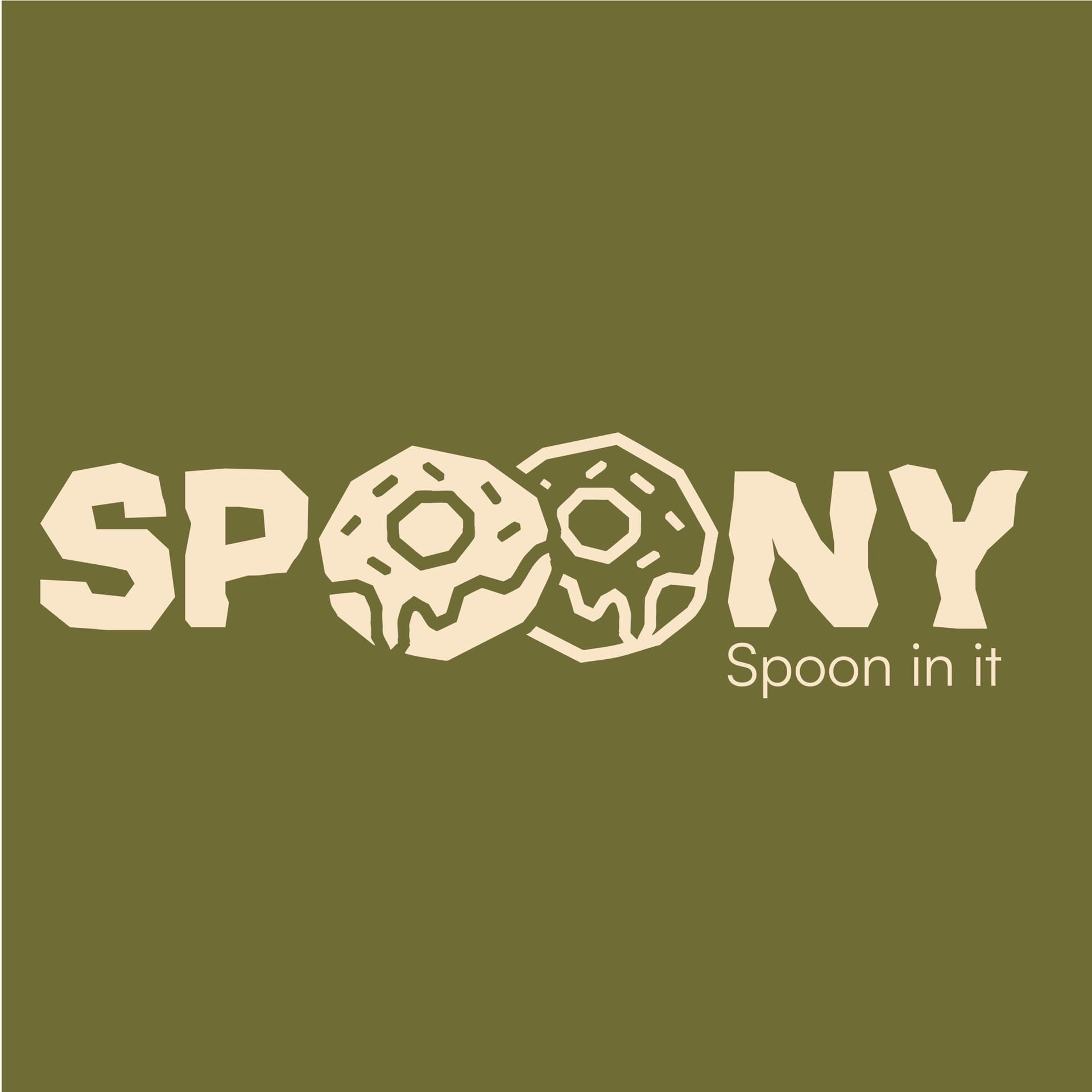 Spoony — planche de recherche logo 13