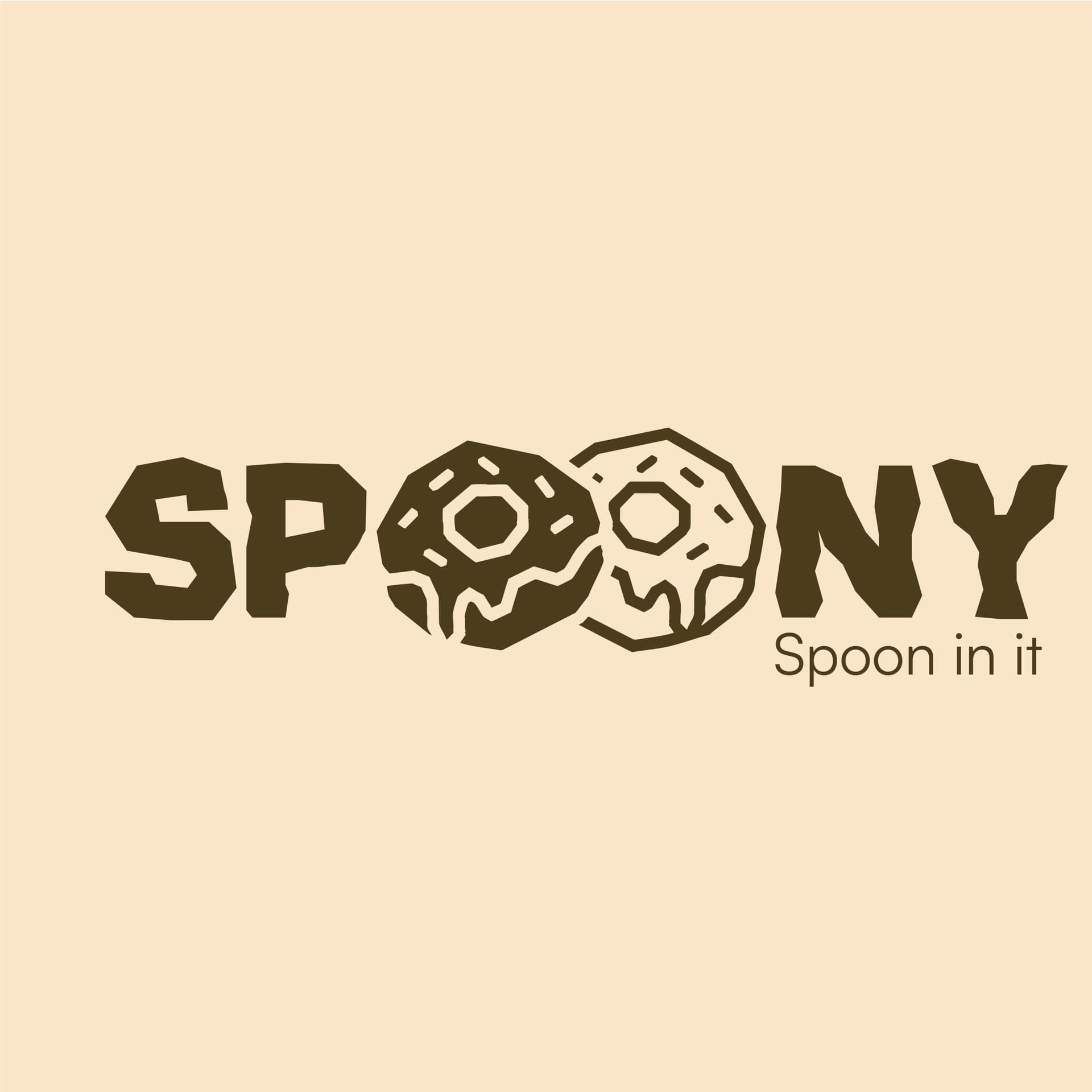 Spoony — planche de recherche logo 15