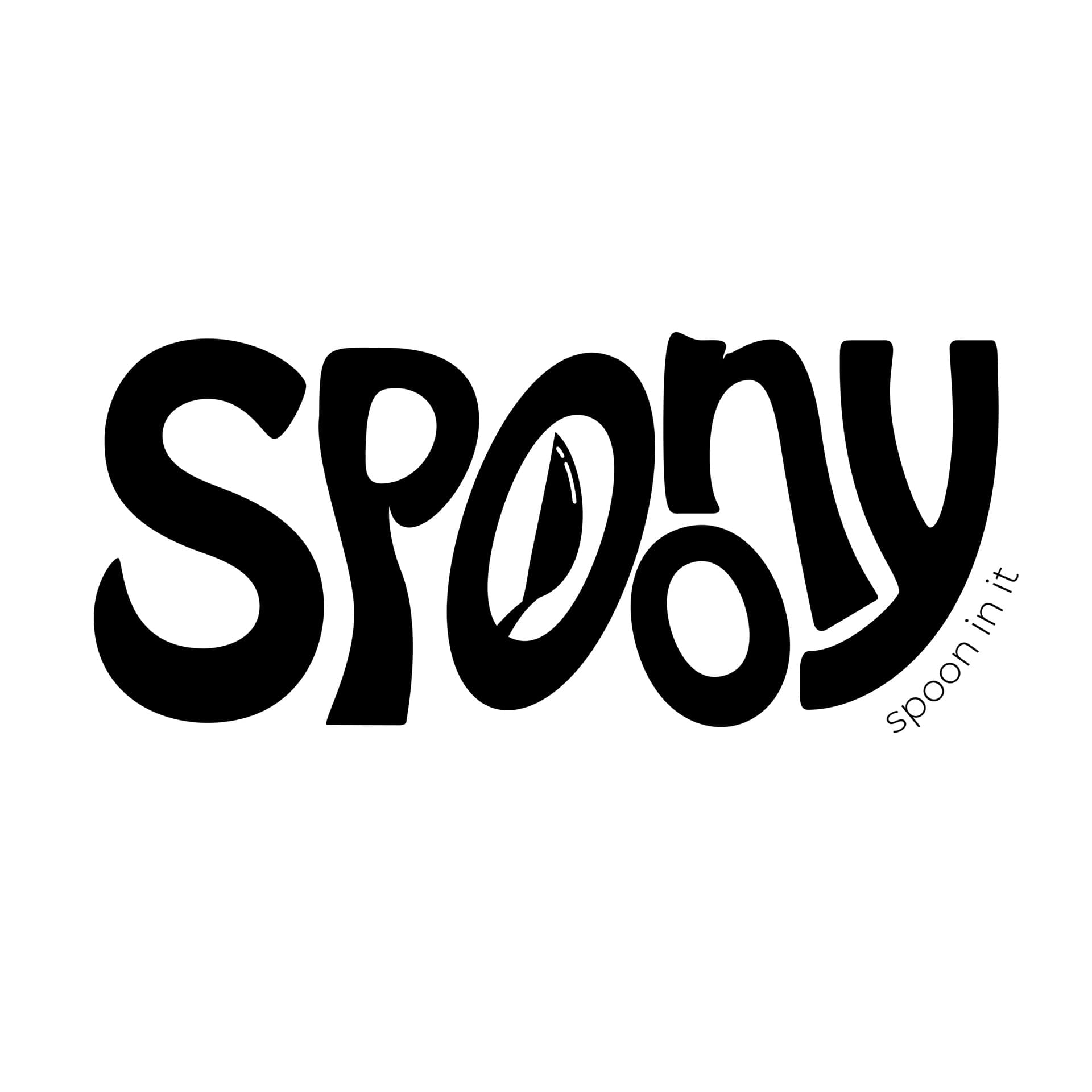 Spoony — planche de recherche logo 16