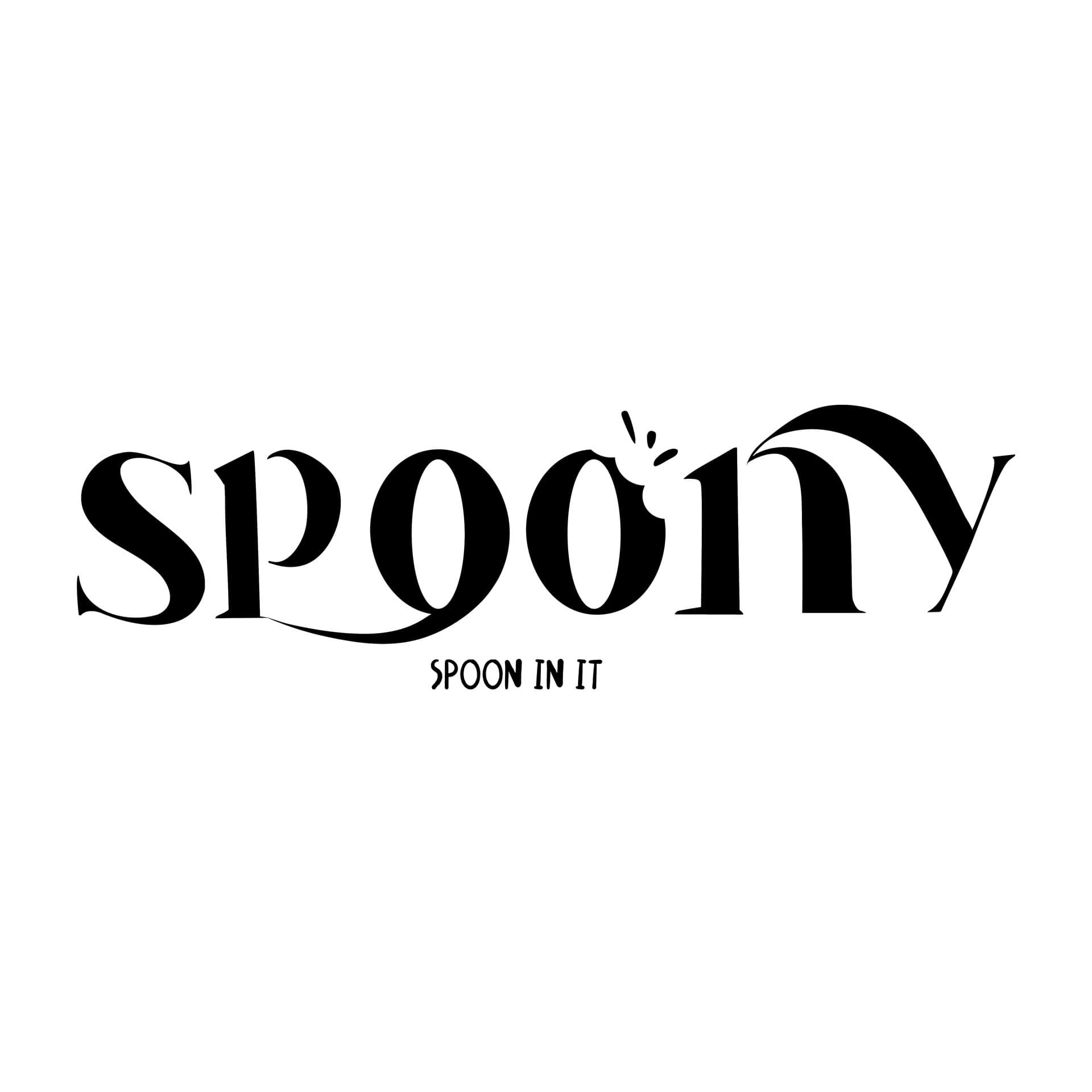 Spoony — planche de recherche logo 17