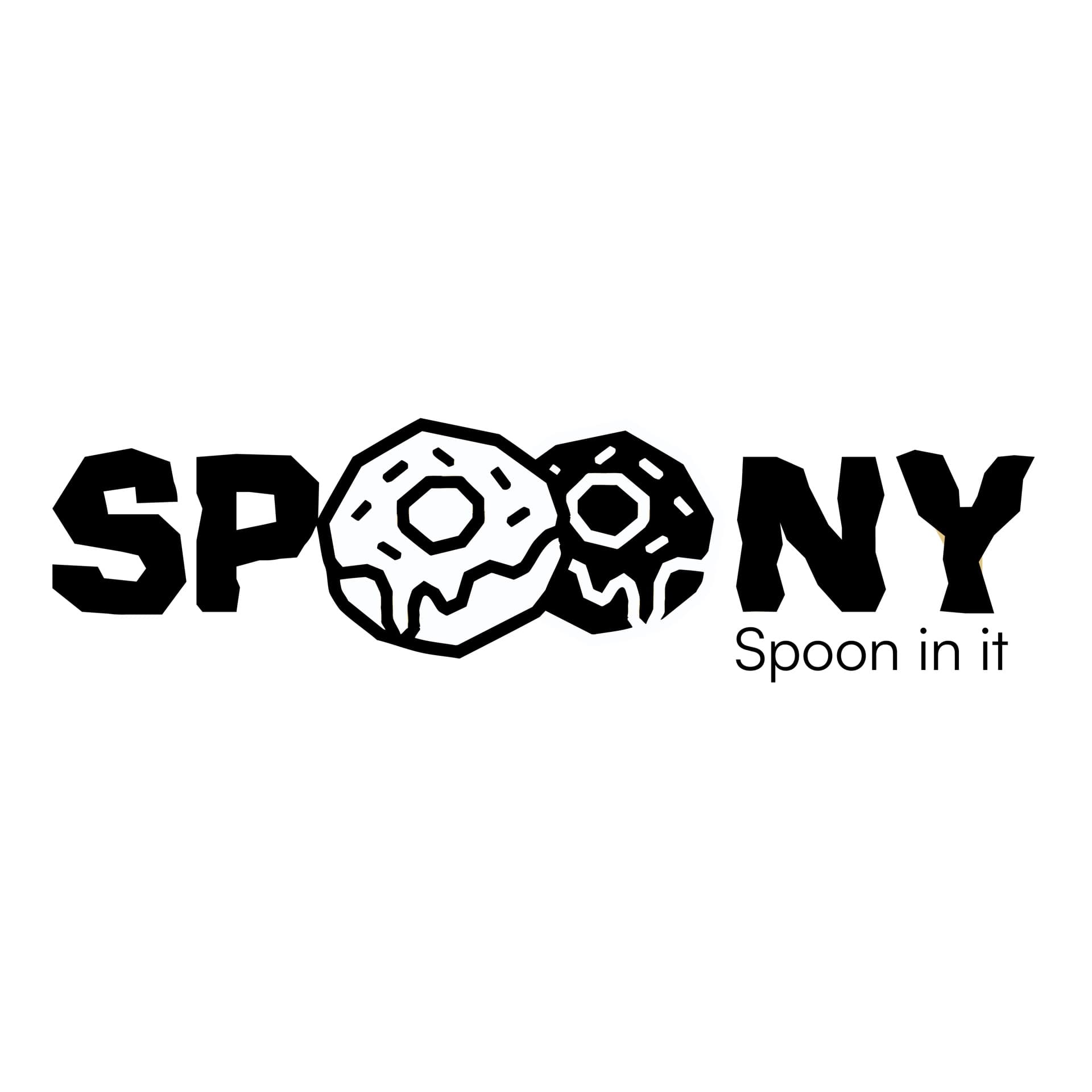 Spoony — planche de recherche logo 20