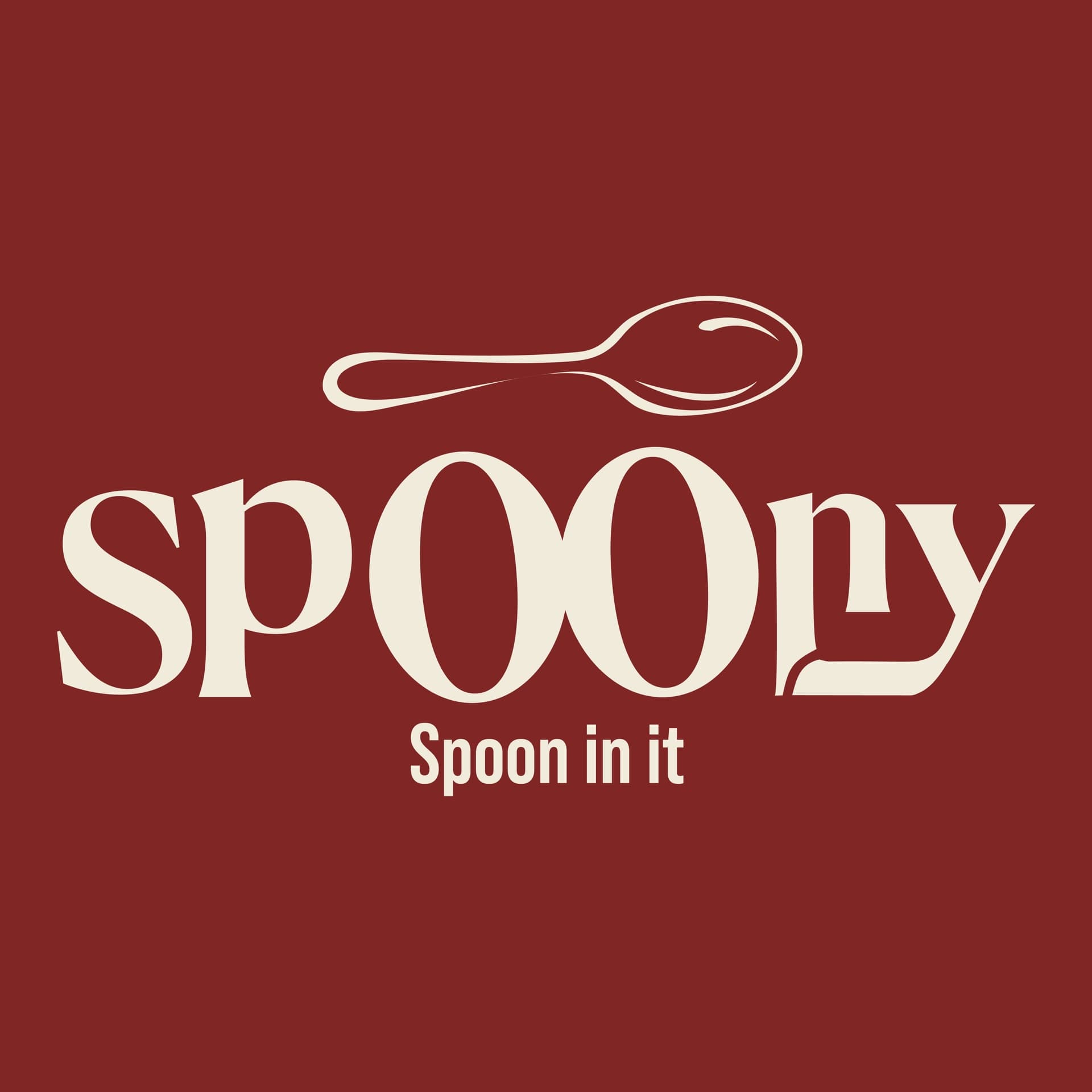 Spoony — planche de recherche logo 21