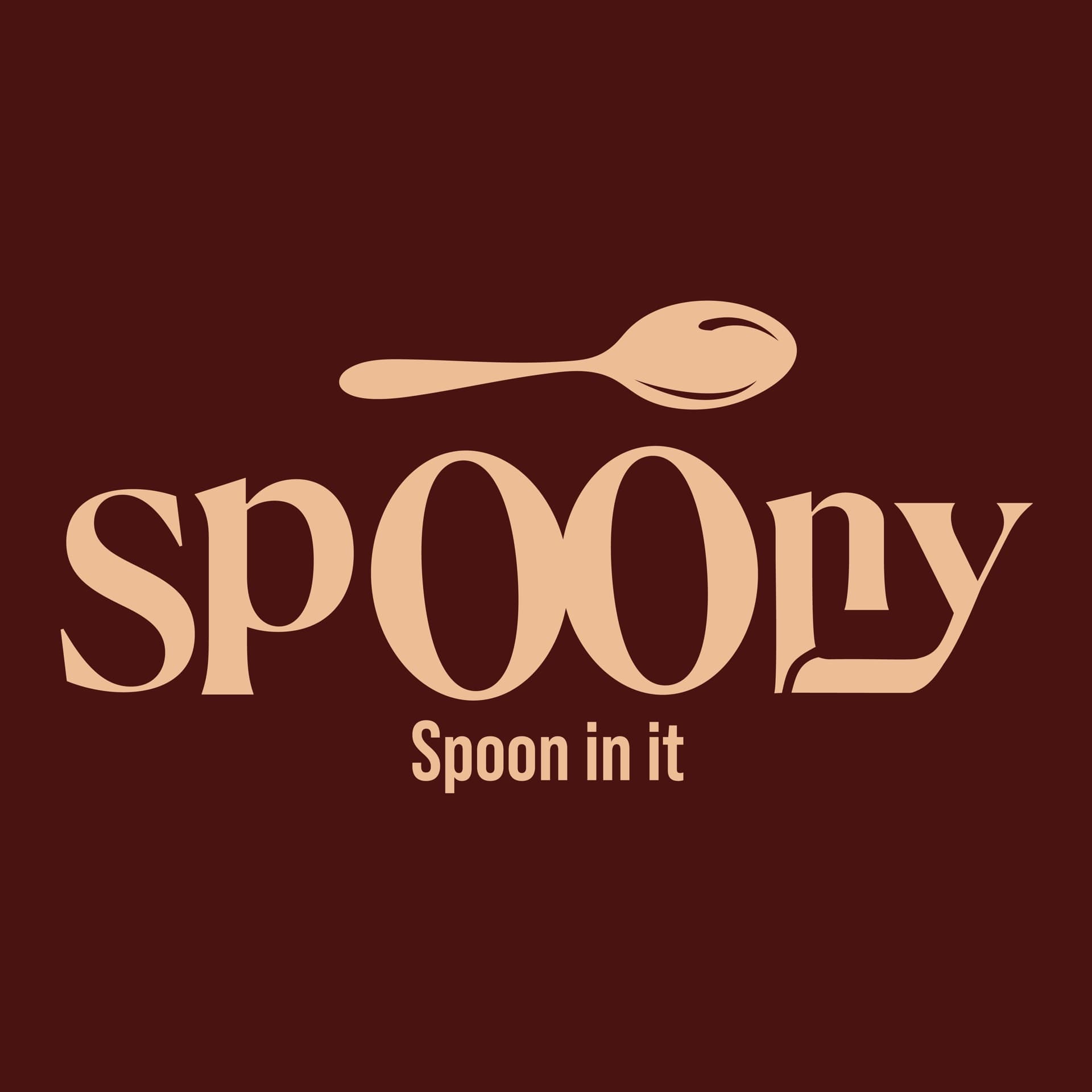 Spoony — planche de recherche logo 22
