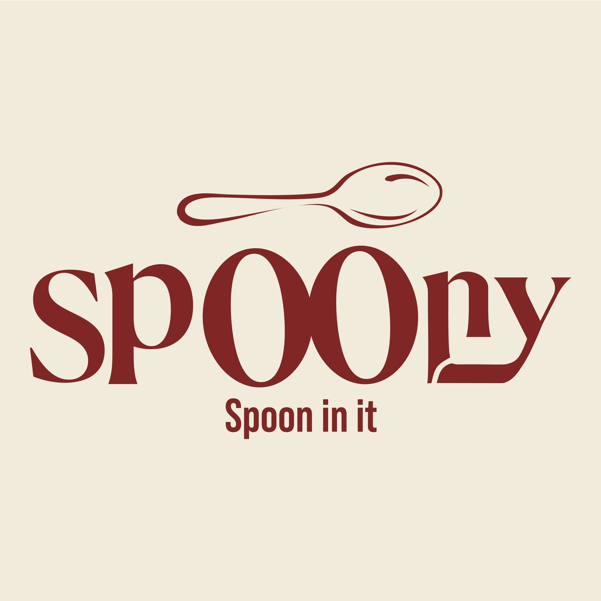 Spoony — planche de recherche logo 24